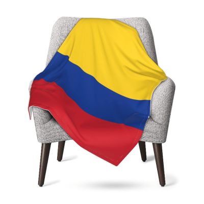 Colombia Flag Baby Blanket 30 X 40 in Ultra Soft Toddler Quilt Infant Nursing Blanket Kids Bed Blankets