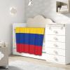 Colombia Flag Baby Blanket 30 X 40 in Ultra Soft Toddler Quilt Infant Nursing Blanket Kids Bed Blankets view 2