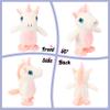Hopearl Talking Unicorn Repeats What You Say Walking Electric Interactive Animated Toy Speaking Plush Buddy Gifts for Toddlers Birthday, 9.5'' view 3