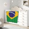 Brazil Flag Baby Blanket 30 X 40 in Ultra Soft Toddler Quilt Infant Nursing Blanket Kids Bed Blankets view 2