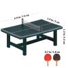 NUOBESTY Miniature Table Tennis Paddle Set Doll House Table Tennis Mini Sports Dollhouse Furniture Decoration Accessories view 2