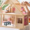 NUOBESTY Miniature Table Tennis Paddle Set Doll House Table Tennis Mini Sports Dollhouse Furniture Decoration Accessories view 3