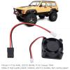 Alomejor RC car Cooling Fan,Universal 5-9V high Speed 25x25mm brushless Motor Cooler for hobbyists Off-Road Racing Thermal Management view 3