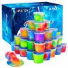 Galaxy Slime Kit for Girls Boys, 36 Pack Mini Slime Party Favors for Kids, Pretty Stretchy & Non-Sticky Slime Pack, Valentine Party Favors for Kids Goodie Bag Stuffers view 1