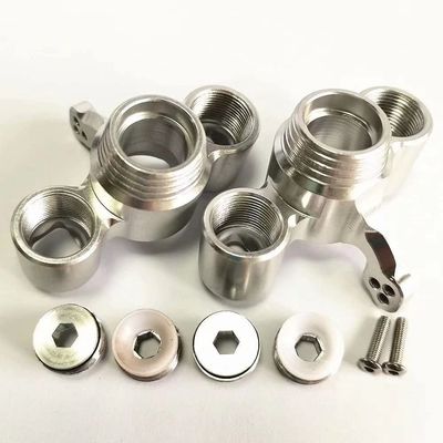 for Arrma 1/8 Kraton Outcast Notorious 6S AR330403 AR330505 Aluminum Front Axle Carrier Steering Block Silver