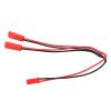 Dilwe RC JST Plug Connector Cable, Portable JST Male Female Y Cable 1 Female to 2 Male Parallel Adapter Cable Wire for RC Car Airplane and Boats RC Car Parts view 1
