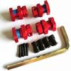 for Traxxas E-MAXX Summit E-REVO REVO3.3 Aluminum Widen 17mm Splined Wheel Hubs Red view 2