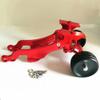for Arrma 1/8 Kraton Outcast AR320347 AR320194 AR320366 Aluminum Rear Wing Mount and Ajustable Wheelie Bar Red view 2