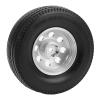 RC Car Tires, 2PCS CNC Metal Wheel Rims Hubs Rubber Tires Kit Durable Off-Road for RC Hobbyists Tractor Truck Models and Racing Scenarios view 1