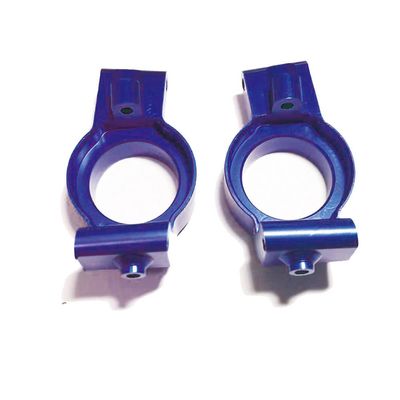 Alloy Front C Hub Carrier Caster Blocks 7732 Fit for Traxxas 1/5 1/6 X-MAXX Upgrade Parts (Dark Blue)