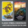 TAROTskills Lightworkers Tarot Deck, Tarot Cards with Meanings on Them, Keywords, Reversed, Yes and No, Elements, Ultimate Beginner Deck, Includes Online Education for Learning Tarot and More! view 4