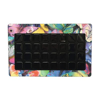 MightySkins Glossy Glitter Skin Compatible with Elgato Stream Deck XL - Butterfly Party | Protective, Durable High-Gloss Glitter Finish | Easy to Apply and Change Styles | Made in The USA