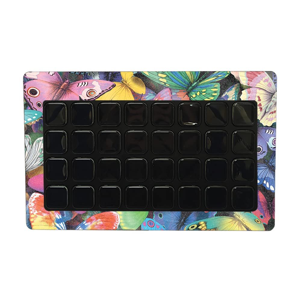 MightySkins Glossy Glitter Skin Compatible with Elgato Stream Deck XL - Butterfly Party | Protective, Durable High-Gloss Glitter Finish | Easy to Apply and Change Styles | Made in The USA