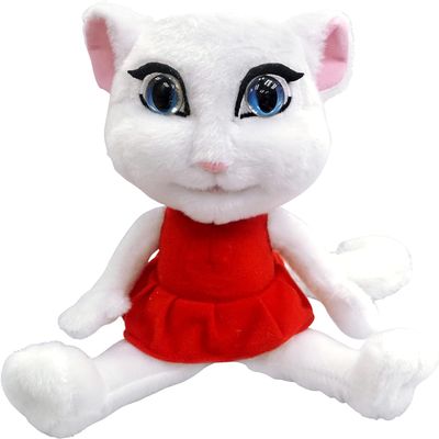 Relsy Talking Friends Talking Angela Animated Interactive Cuddly Plush Toy with Talkback 12 Inches / 30CM Tall