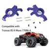 Alloy Steering Blocks Steering Hub Carrier 7737 for Traxxas 1/5 1/6 X-MAXX 8S Upgrade Parts(Dark Blue) view 2