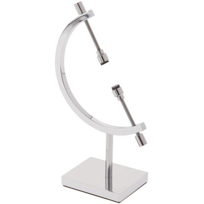 Bard's Chrome Sphere Holder Caliper Stand, 5.25" H x 3" W x 1.5" D (For 0.4375" to 2.375" Items), Pack of 2