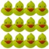 ArtCreativity Mini Glow in the Dark Duck Toys, Set of 12, Glow Rubber Ducks for Carnival Duck Pond Game Supplies, Great for Glow in the Dark Decorations and Carnival Party Favors, 1.5 Inches Tall view 1
