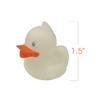 ArtCreativity Mini Glow in the Dark Duck Toys, Set of 12, Glow Rubber Ducks for Carnival Duck Pond Game Supplies, Great for Glow in the Dark Decorations and Carnival Party Favors, 1.5 Inches Tall view 3