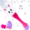 Easter Basket Stuffers for Toddler, Bunny Bubble Wand, Easter Basket Essentials, 14" Light Up Automatic Bubble Maker with LED & Music, Toys for Toddlers, Bubbles for Kids view 1