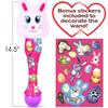 Easter Basket Stuffers for Toddler, Bunny Bubble Wand, Easter Basket Essentials, 14" Light Up Automatic Bubble Maker with LED & Music, Toys for Toddlers, Bubbles for Kids view 3