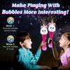 Easter Basket Stuffers for Toddler, Bunny Bubble Wand, Easter Basket Essentials, 14" Light Up Automatic Bubble Maker with LED & Music, Toys for Toddlers, Bubbles for Kids view 4