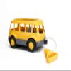 Green Toys School Bus Wagon , Yellow view 2