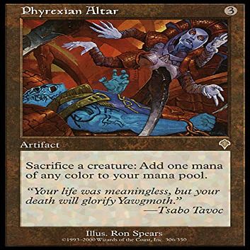 Magic: The Gathering Singles MTG Magic The Gathering Phyrexian Altar 306 Invasion INV colorless INV306 0