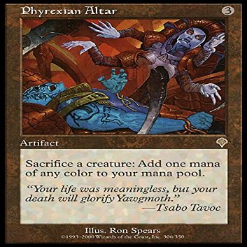 Magic: The Gathering Singles MTG Magic The Gathering Phyrexian Altar 306 Invasion INV colorless INV306 0