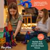 PLAYVIBE Magnetic Tiles - 60 Piece Set, Multicolor - STEM Play & Stem Toys - Strong Magnets, Magnetic Shapes, Tile Building Blocks - Educational Sensory Toys Gift for Kids Birthday Present Indoor Fun view 3