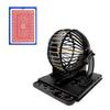 OMURA Playset | Bingo Machine Cage Game Set with Balls | Bonus: 1 Deck of Playing Card view 1