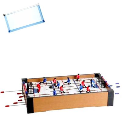 OMURA Games | Mini Rod Hockey Game | Bonus: Multi-Purpose #10 Size Pouch (Color May Vary)