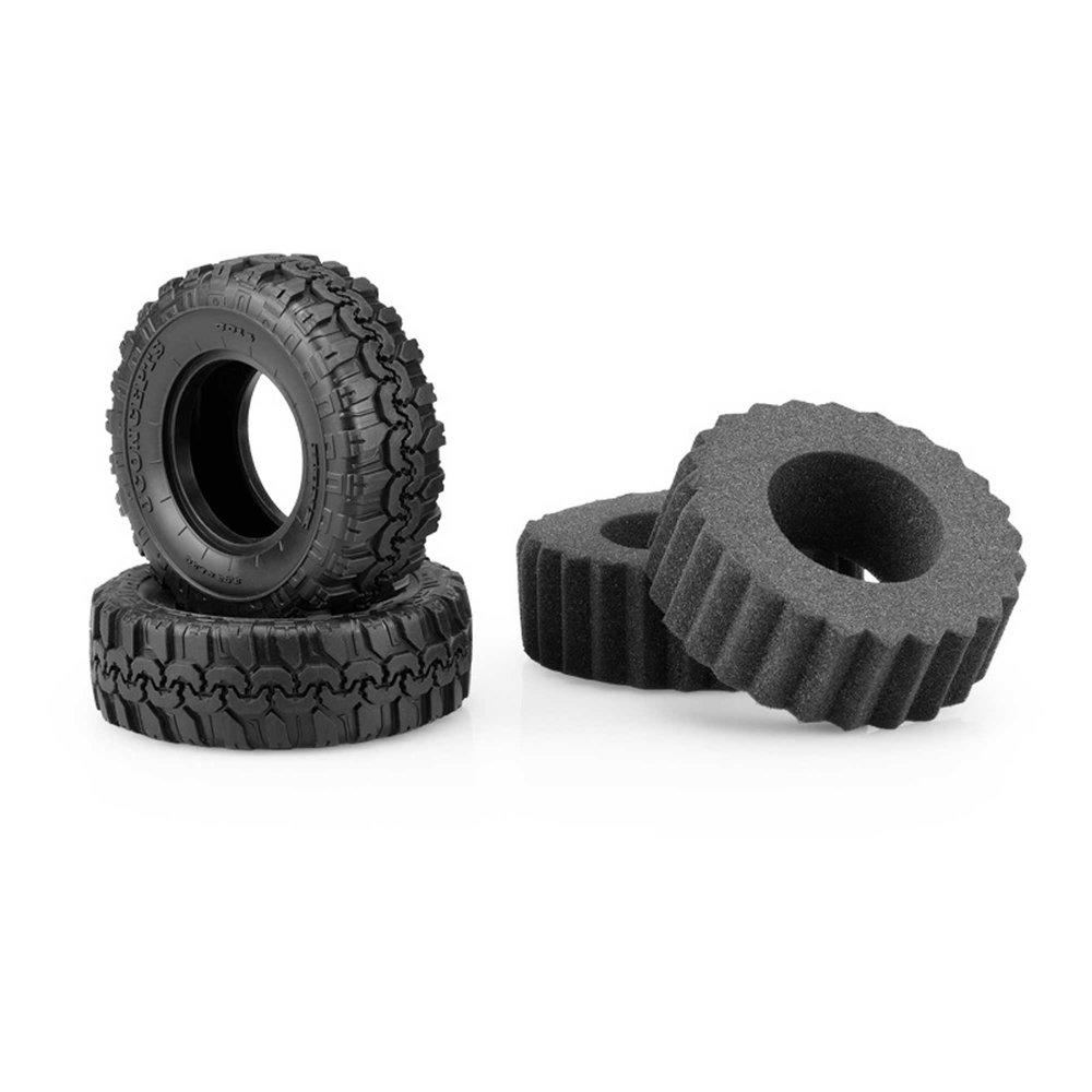 J Concepts Inc. Hunk Scale Country 1.9"/3.93" OD Tires Green Compound 2 JCO301402
