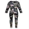 Fldy Kids Girls Full Bodysuit Long Sleeves One Piece Spandex Unitards Gymnastics Ballet Dance Costumes Catsuit Green Camouflage 4-5 Years view 2