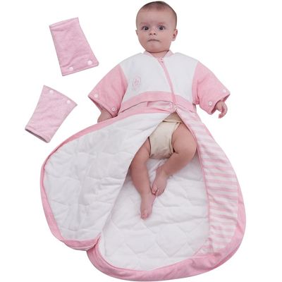 Babyah Kids Wearable Blanket Toddlers Baby Sleeping Bag Sleeves Detachable