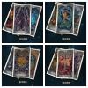 Cthulhu Octopus Mystery Game Mythical Fantasy Tarot Cards Collectible Divination Playing Cards Decks Magic Party Fortune Telling Cards Game Artwork (Purple) view 3