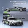 MIEBELY Remote Control Car, Mercedes Benz 1/12 Scale Official Authorized GT R Pro Rc Cars 7.4V 900mAh Rechargeable Battery 2.4Ghz Rc Drift Cars W/LED Toy Car Birthday Gift for Boys Kids Adults Age 6+ view 4