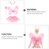 BESTOYARD Butterfly Wings Headband Set for Girls Fairy Dress up Costume Accessories Lightweight Wings for Kids Pretend Play Party view 4