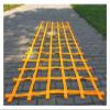 DREAMOSA Net for Swing Set,Safety Nets Cargo Rope Heavy Duty Netting Rope Ladder Climbing Treehouse Protection Kids Playground Webbing Net,Ninja Warrior Obstacle Course,Training Equipment,Orange view 1