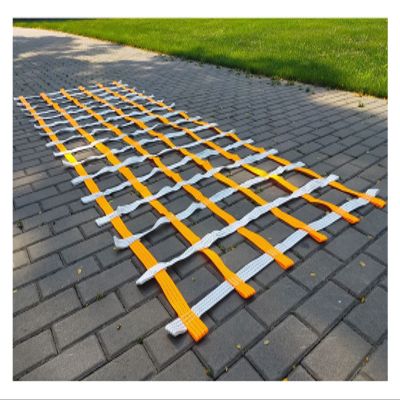 DREAMOSA Ninja Net for Kids,Cargo Climbing Adults Outdoor Treehouse Ladder Indoor Playground Children Jungle Gym Ladder Swingset Safety Stair Protection Net Heavy Duty Netting,Ninja Rope Accessories