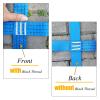 DREAMOSA Jungle Gym Net Ladder,Outdoor Climbing Net for Kids Heavy Duty Cargo Ninja Warrior Obstacle Course Backyard Treehouse Net Playground Netting Safety,for Training Equipment,Swing Set,Blue view 4