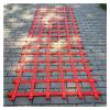 DREAMOSA Jungle Gym Net,Climbing Net Heavy Duty Cargo Playground Ladder Swing Set Webbing Net Hammock Netting,for Outdoor Treehouse,Ninja Obstacle Course Training,Climbing Wall,Indoor&Outdoor,Red view 1