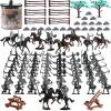 124 PCS Medieval Knights Toys and Amor 2 PCS Colorful Wooden Jacob's Ladder view 2