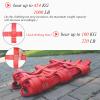 DREAMOSA Jungle Gym Net,Climbing Net Heavy Duty Cargo Playground Ladder Swing Set Webbing Net Hammock Netting,for Outdoor Treehouse,Ninja Obstacle Course Training,Climbing Wall,Indoor&Outdoor,Red view 3
