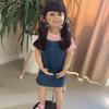 iCradle Reborn Toddler Dolls 39 inches Girl Lifelike Toddler Reborn Dolls Huge Child Mannequin Vinyl Full Standing Girl Blonde Long Hair Realistic Model Ball Jointed Doll view 1