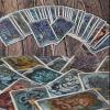 Cthulhu Octopus Mystery Game Mythical Fantasy Tarot Cards Collectible Divination Playing Cards Decks Magic Party Fortune Telling Cards Game Artwork (deep Purple) view 3
