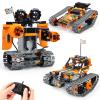 Building Toys STEM Robot Kit for Kids Ages 8-12, Remote Control Erector Sets Engineering Robotics Kits, Educational Birthday Gift for Boys & Girls 5-7 9 10 11 13 14+ Year Old view 1