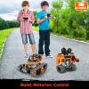 Building Toys STEM Robot Kit for Kids Ages 8-12, Remote Control Erector Sets Engineering Robotics Kits, Educational Birthday Gift for Boys & Girls 5-7 9 10 11 13 14+ Year Old view 3