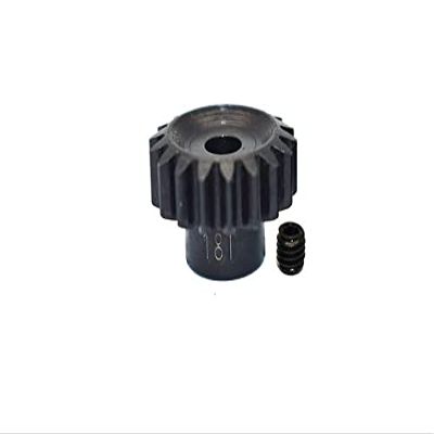 High Carbon Steel Motor Gear 18T For Arrma 1:7 Limitless ARA109011 / Axial 1:10 RBX10 AXI03005-2Pc Set Black