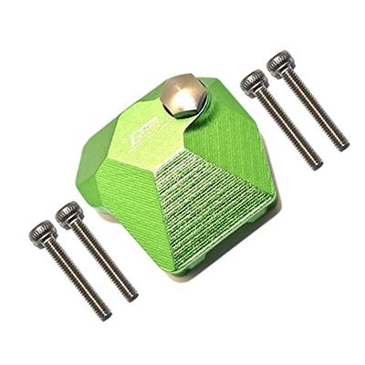 Aluminum Front Or Rear Gearbox Cover For Axial 1/10 SCX10 III Jeep Wrangler Rubicon JLU AXI03007-5Pc Set Green