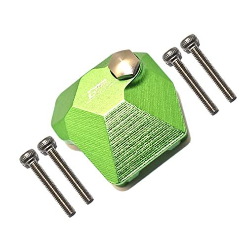 Aluminum Front Or Rear Gearbox Cover For Axial 1/10 SCX10 III Jeep Wrangler Rubicon JLU AXI03007-5Pc Set Green
